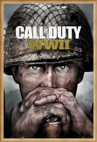 Framed Framed Stronghold WWII Key Art - Call Of Duty