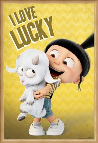 Framed Framed I Love Lucky - Despicable Me 3