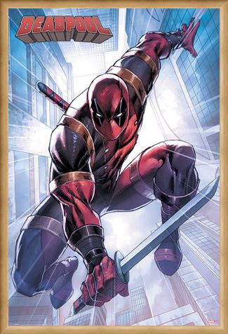 Framed Framed Action Pose - Deadpool