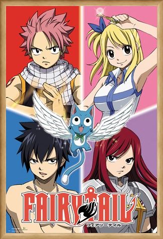 Framed Framed Quad Goals - Fairy Tail