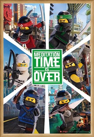 Framed Framed LEGO® Ninjago Movie Six Ninjas - LEGO® Ninjago Movie