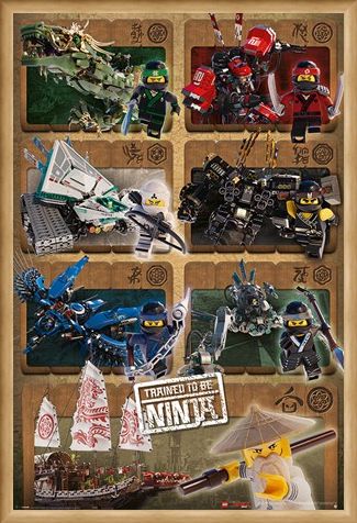 Framed Framed Ninjas & Mechs - LEGO® Ninjago