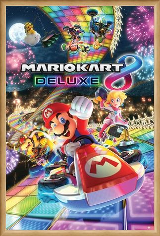 Framed Framed Intergalactic Disco - Mario Kart 8 Deluxe