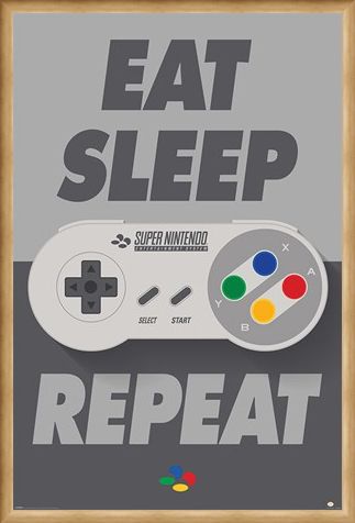 Framed Framed SNES Controller - Nintendo