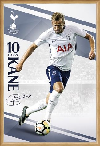 Framed Framed Tottenham Kane 17-18 -
