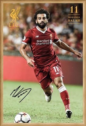 Framed Framed Salah 17-18 - Liverpool FC