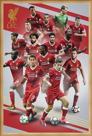 Framed Framed Players 17-18 - Liverpool FC