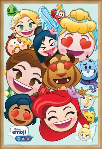 Framed Framed Emoji Princess - Disney