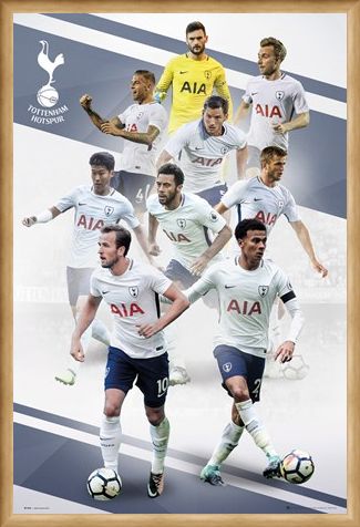 Framed Framed Players 17-18 - Tottenham FC