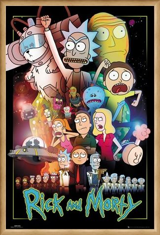 Framed Framed Rick and Morty - Wars