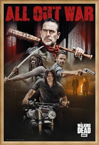 Framed Framed Season 8 Collage - The Walking Dead