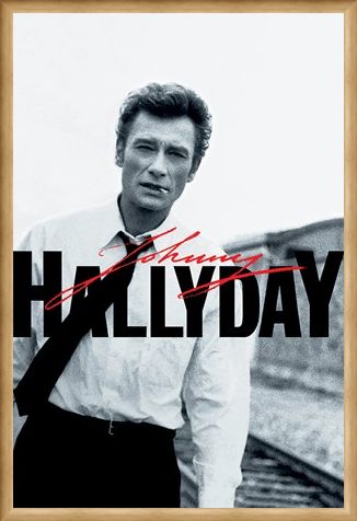 Framed Framed Train Tracks - Johnny Hallyday
