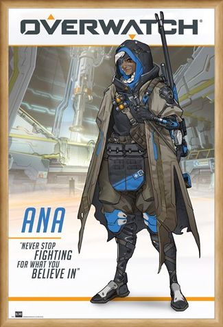 Framed Framed Ana The World's Most Elite Sniper - Overwatch