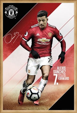 Framed Framed Sanchez 17-18 - Manchester United