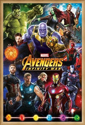 Framed Framed Infinity War Character Montage - Avengers