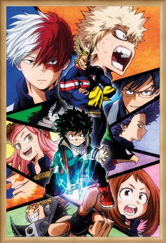 Framed Framed Character Burst - My Hero Academia