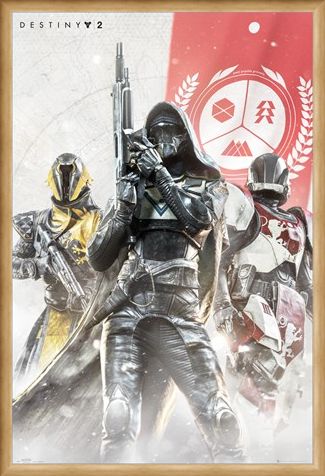 Framed Framed Hunter, Warlock and Titan - Destiny 2