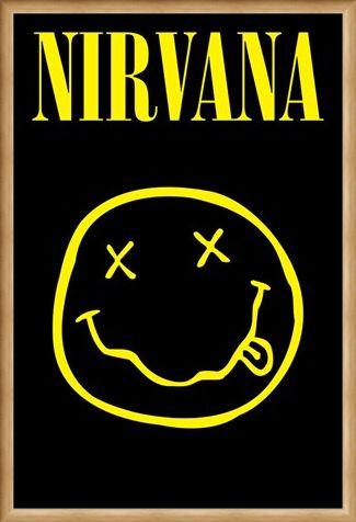 Framed Framed Smiley - Nirvana