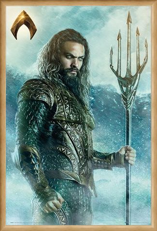Framed Framed Aquaman Trident - Justice League