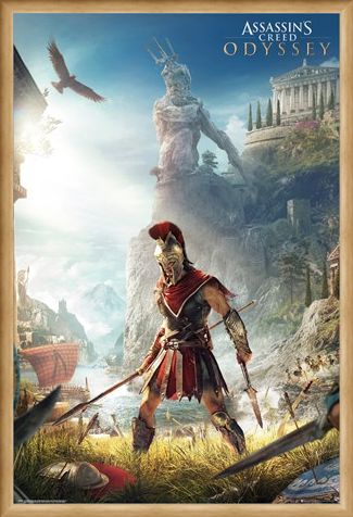 Framed Framed Odyssey Keyart - Assassins Creed