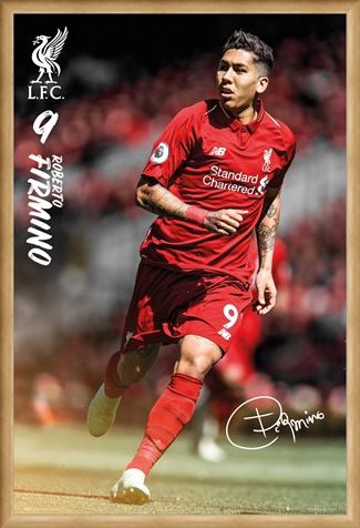 Framed Framed Firmino 18/19 - Liverpool FC