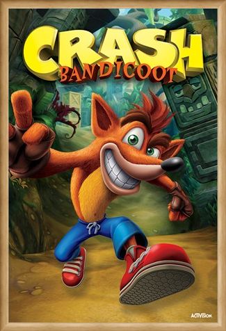 Framed Framed Next Gen Bandicoot - Crash Bandicoot