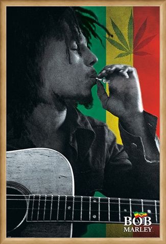Framed Framed Smoke - Bob Marley