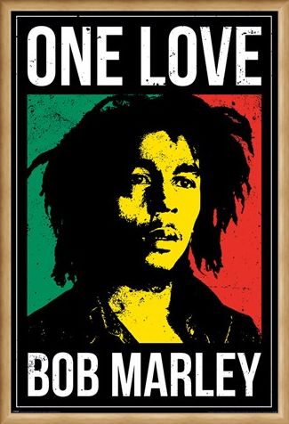 Framed Framed One Love - Bob Marley
