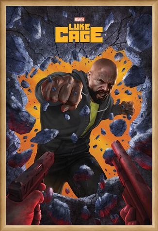 Framed Framed Wall Break - Luke Cage
