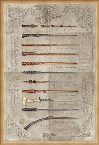 Framed Framed The Wand Chooses The Wizard - Harry Potter