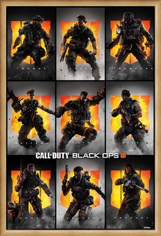Framed Framed Black Ops 4 Characters - Call Of Duty