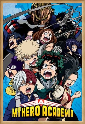 Framed Framed Cobalt Blast Group - My Hero Academia