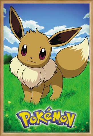Framed Framed Eevee - Pokemon