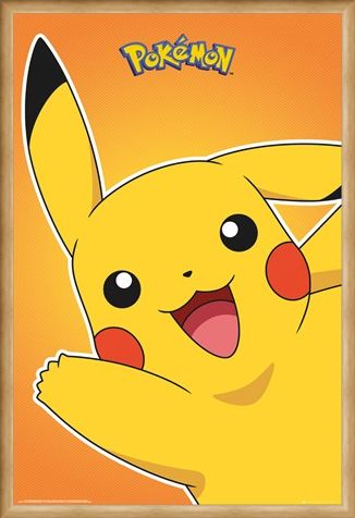 Framed Framed Pikachu - Pokemon