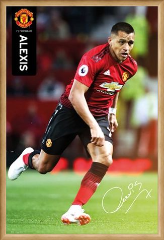 Framed Framed Alexis 18-19 - Manchester United