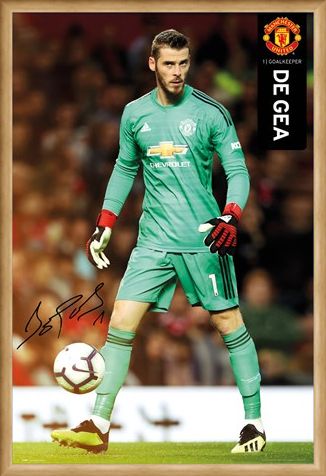 Framed Framed De Gea 18-19 - Manchester United
