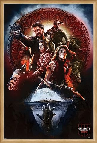 Framed Framed Black Ops 4 Zombies - Call of Duty