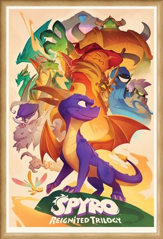 Framed Framed Reignited Trilogy - Spyro The Dragon