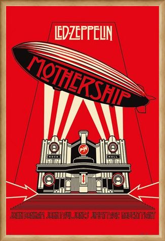 Framed Framed Mothership - Led Zeppelin