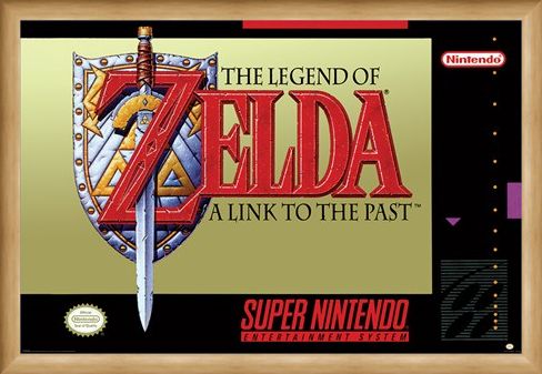 Framed Framed A Link To The Past - The Legend Of Zelda