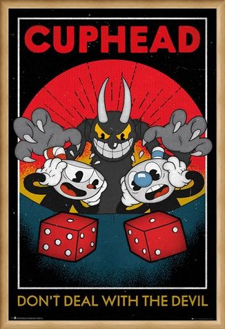 Framed Framed Don't Deal With The Devil - Cuphead Craps