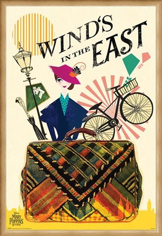 Framed Framed Wind in the East - Mary Poppins Returns