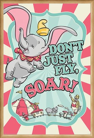 Framed Framed Don't Just Fly, Soar! - Dumbo
