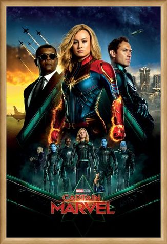 Framed Framed Epic - Captain Marvel