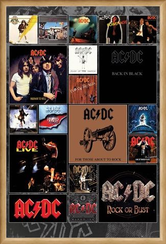 Framed Framed Covers - AC/DC