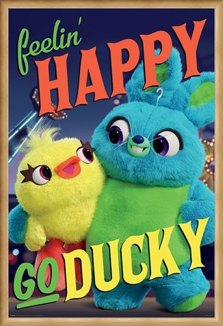 Framed Framed Happy-Go-Ducky - Toy Story 4