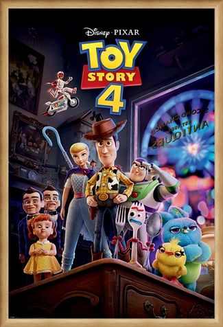 Framed Framed Antique Shop Anarchy - Toy Story 4
