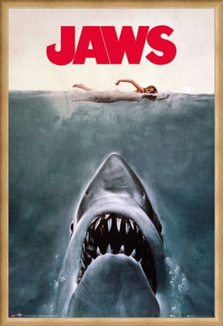 Framed Framed Jaws - Steven Spielberg