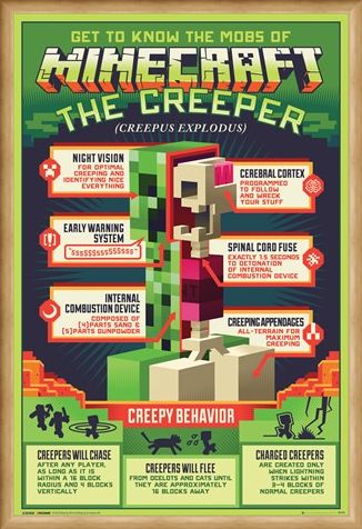 Framed Framed Creepy Behaviour - Minecraft