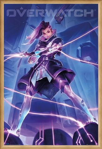 Framed Framed Sombra - Overwatch